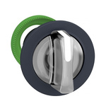 Schneider Electric Harmony XB5 Series 3 Position Selector Switch Head, 30mm Cutout, White Handle