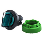 Schneider Electric Harmony XB5 Series 2 Position Selector Switch Head, 30mm Cutout, Green Handle