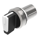 EAO Series 45 Series 2 Position Selector Switch Head, 22.3mm Cutout, White Handle
