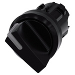 Siemens SIRIUS ACT Series 2 Position Selector Switch Head, 22mm Cutout, Black Handle