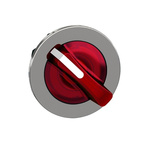 Schneider Electric ZB4 Series 2 Position Selector Switch Head, 30mm Cutout, Red Handle
