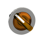 Schneider Electric ZB4 Series 2 Position Selector Switch Head, 30mm Cutout, Orange Handle