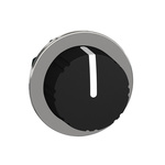 Schneider Electric ZB4 Series 3 Position Selector Switch Head, 30mm Cutout, Black Handle