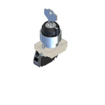 RS PRO Key Selector Switch - (1NO) 22.5mm Cutout Diameter 2 Positions