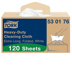 530176 | Tork 120 White Non Woven Fabric Cloths for use with Heavy Duty Cleaning