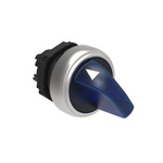 Lovato LPCSL12 Series 2 Position Selector Switch Head, 22mm Cutout, Blue Handle