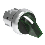 Lovato LPSSL12 Series 2 Position Selector Switch Head, 22mm Cutout, Green Handle