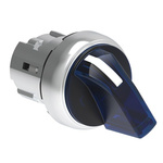 Lovato LPSSL12 Series 2 Position Selector Switch Head, 22mm Cutout, Blue Handle