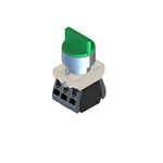 RS PRO Knob Selector Switch - (1NC/1NO) 30mm Cutout Diameter, Illuminated 2 Positions