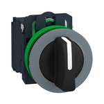 Schneider Electric Handle Selector Switch - (2NO) 30.5mm Cutout Diameter 3 Positions
