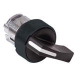 Schneider Electric Harmony XB5 Series 2 Position Selector Switch Head, 22mm Cutout, Black Handle