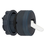 Schneider Electric Harmony XB5 Series 2 Position Selector Switch Head, 22mm Cutout, Black Handle