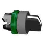 Schneider Electric Harmony XB5 Series 3 Position Selector Switch Head, 22mm Cutout, Black Handle