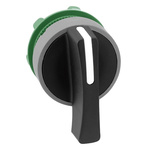 Schneider Electric Harmony XB5 Series 3 Position Selector Switch Head, 22mm Cutout, Black Handle