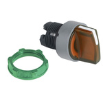 Schneider Electric Harmony XB5 Series 2 Position Selector Switch Head, 22mm Cutout, Orange Handle