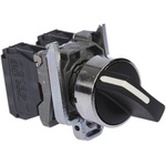 Schneider Electric Knob Selector Switch - (SPDT) 22mm Cutout Diameter 2 Positions