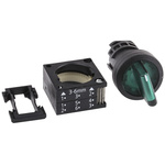 Siemens 3SB3 Series 2 Position Selector Switch Head, 22mm Cutout, Green Handle