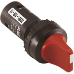 ABB Short Handle Black Selector Switch - 22mm Cutout Diameter 3 Positions