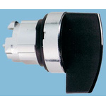 Schneider Electric Harmony XB4 Series 2 Position Selector Switch Head, 22mm Cutout, Black Handle
