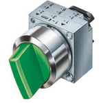 Siemens 3SB3 Series 3 Position Selector Switch Head, 22mm Cutout