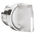 Schneider Electric Harmony XB4 Series 3 Position Selector Switch Head, 22mm Cutout, White Handle