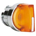 Schneider Electric Harmony XB4 Series 3 Position Selector Switch Head, 22mm Cutout, Orange Handle
