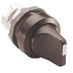ABB ABB Modular Series 3 Position Selector Switch Head, 22mm Cutout, Black Handle