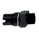 Schneider Electric Harmony XB6 Series 3 Position Selector Switch Head, Black Handle