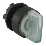 Schneider Electric Harmony XB5 Series 3 Position Selector Switch Head, 22mm Cutout, White Handle