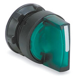 Schneider Electric Harmony XB5 Series 3 Position Selector Switch Head, 22mm Cutout, Green Handle