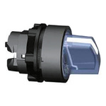 Schneider Electric Harmony XB5 Series 3 Position Selector Switch Head, 22mm Cutout, Blue Handle