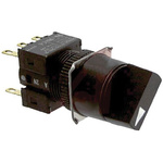 Omron Selector Switch - (DPDT) 16mm Cutout Diameter 2 Positions