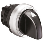 Lovato Platinum Series 3 Position Selector Switch Head, 22mm Cutout, Black Handle