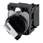 Siemens Selector Switch - (SPST) 22.3mm Cutout Diameter 2 Positions