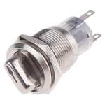 RS PRO Selector Switch - (on-on), Illuminated 2 Positions