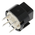Black Tact Switch, SPST 100 mA@ 32 V