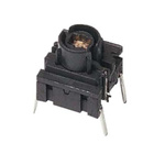 IP67 Green Push Button Tactile Switch, SPST 50 mA @ 24 V dc