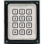 APEM IP65 12 Key Stainless Steel Keypad