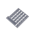 Storm Keypad Legend Sheet 70A00102 for 700, 700 Series, 900 Series