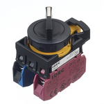 Idec Spring Return Selector Switch - (SPDT) 22mm Cutout Diameter 2 Positions