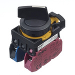 Idec Selector Switch - (SPDT) 22mm Cutout Diameter 2 Positions