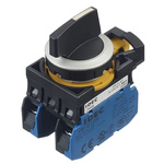 Idec Selector Switch - (DPST) 22mm Cutout Diameter 3 Positions