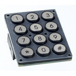 APEM IP65 12 Key ABS Illuminated Keypad