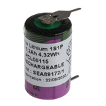 SL-350/PR | Tadiran Lithium Thionyl Chloride 3.6V 1/2 AA Battery