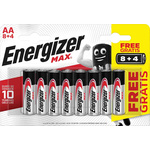 AA 8+4 MAX RS | Energizer MAX Alkaline AA Battery 1.5V