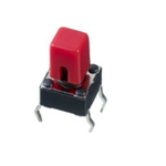 APEM Red Tactile Switch Cap for PHAP5-30 Series, U5526