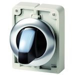 Eaton Toggle Selector Switch - 30mm Cutout Diameter, Illuminated 2 Positions