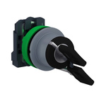 Schneider Electric Key Selector Switch - (1NO) 30.5mm Cutout Diameter 2 Positions