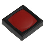 Red Tactile Switch, SPST 125 mA @ 48 V dc