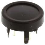 Black Tactile Switch, SPST 125 mA @ 48 V dc